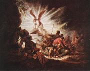CUYP, Benjamin Gerritsz. The Angel Is Opening Christ's Tomb oil